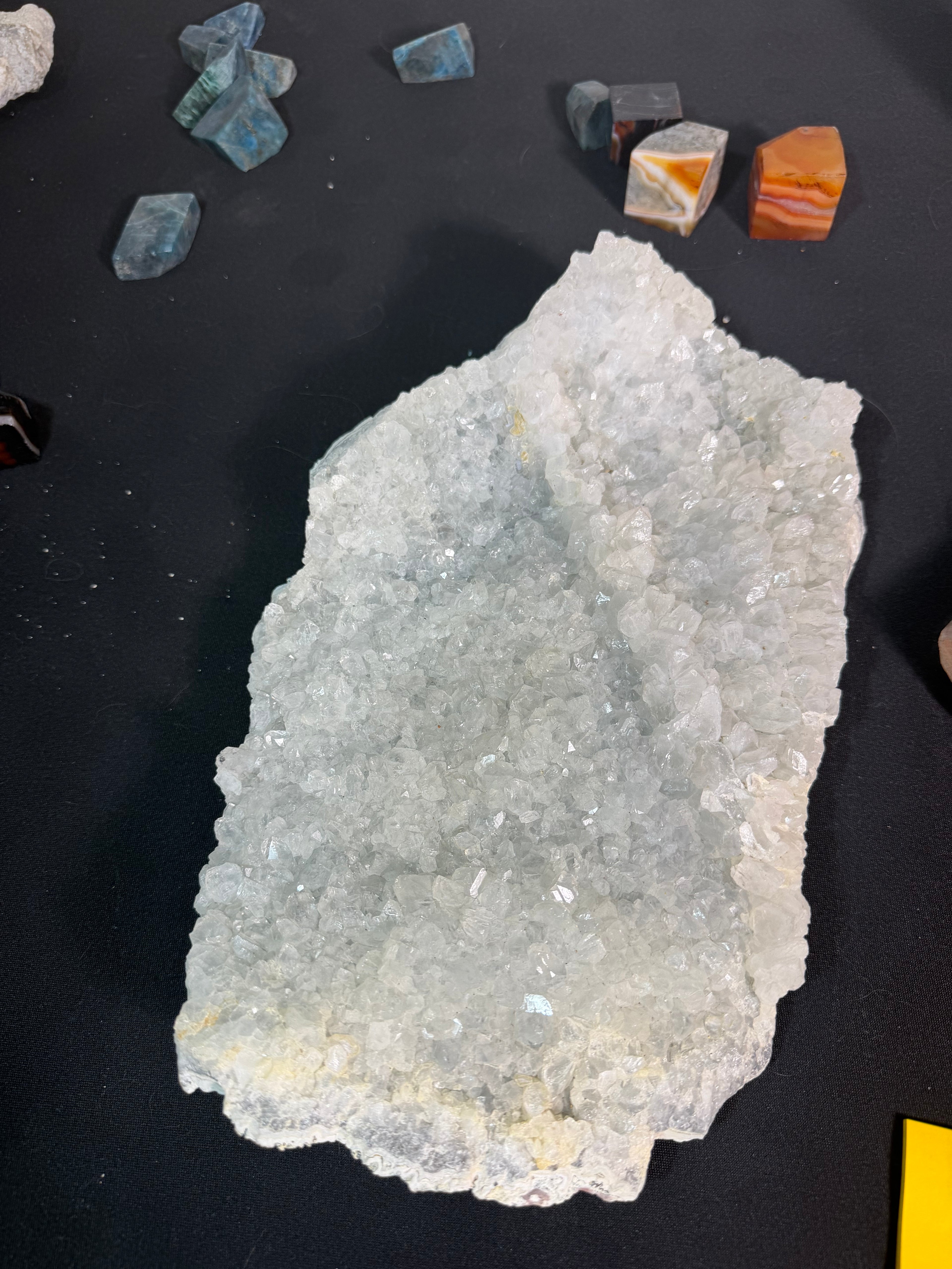 Large Druzy Quartz Crystal Cluster • 8.7 lb Natural Display Specimen